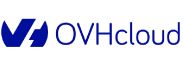 Logo de OVHcloud (hébergeur web)