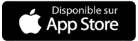 Logo "Disponible sur App Store"